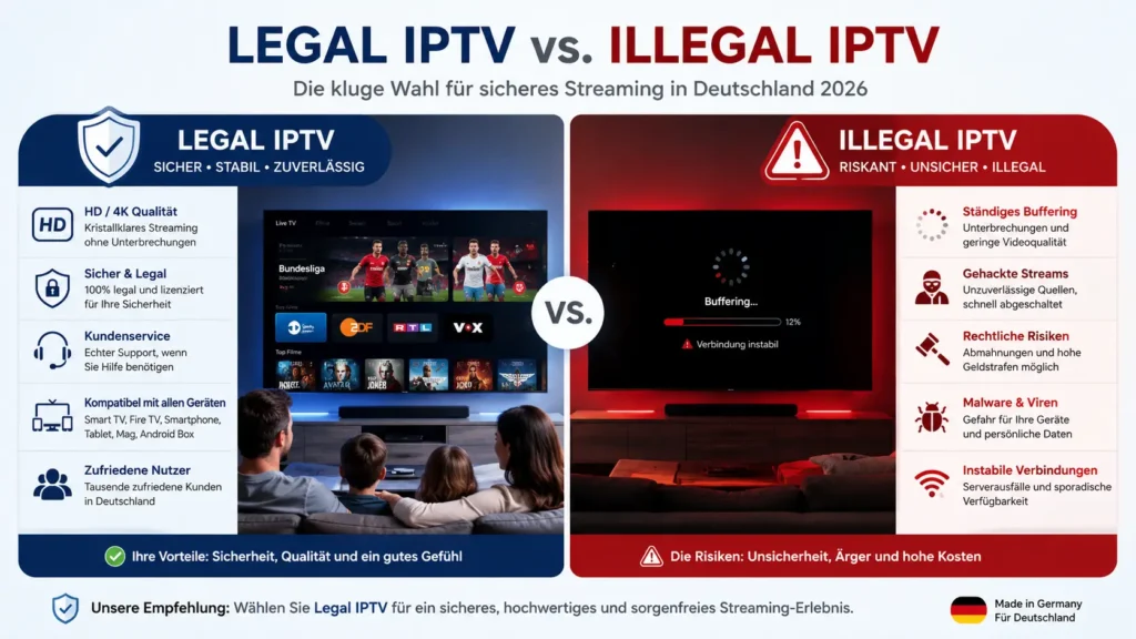 illegales IPTV Risiken