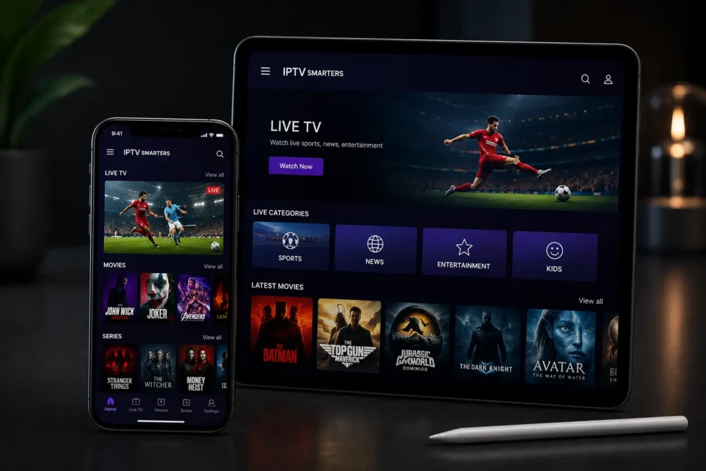 IPTV App auf iPhone und iPad mit Live TV und Filmen
