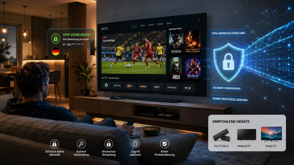 VPN für IPTV Deutschland
