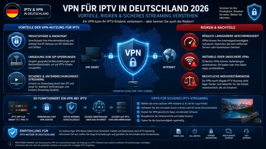 VPN für IPTV sinnvoll Deutschland
