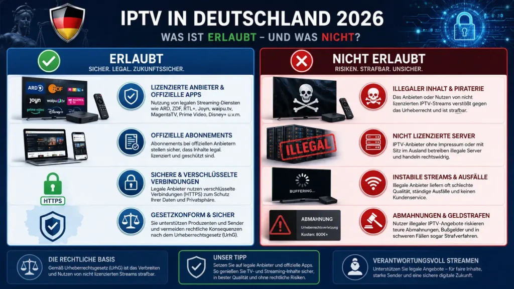 ist IPTV legal in Deutschland
